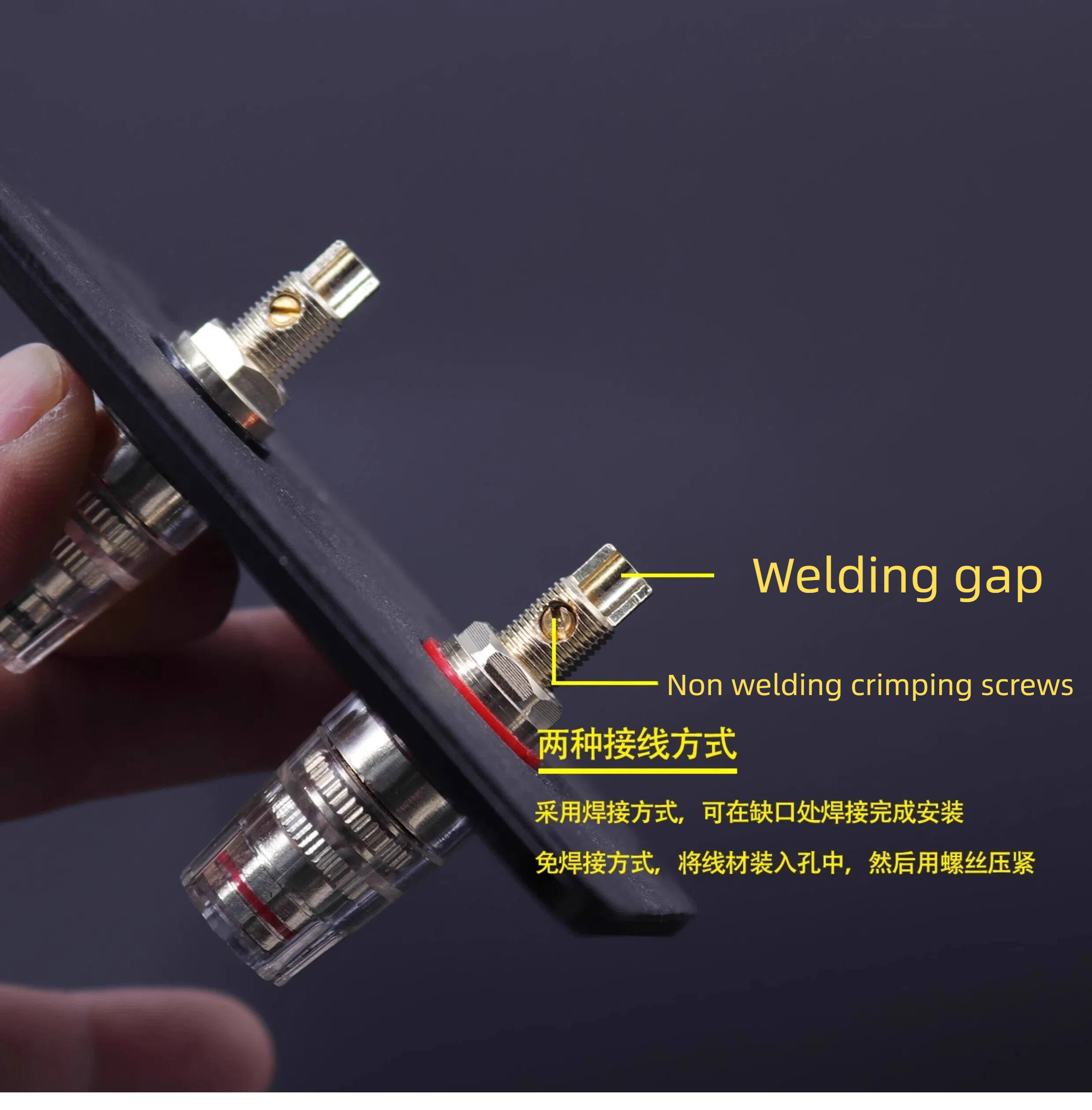 1PC GHXAMP 92x80mm Metal Speak - Diy Electronics Set 评论和价格