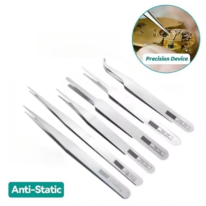 6Pcs Anti-static Stainless Ste - Diy Electronics Set 评论和价格