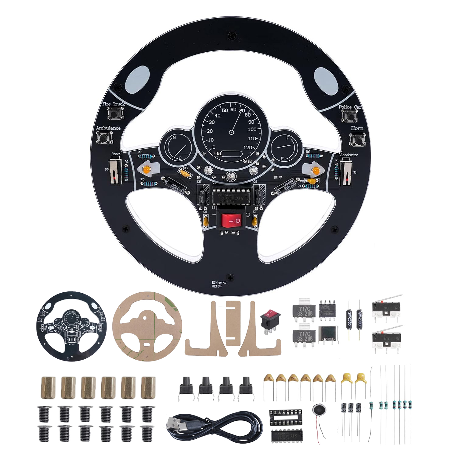 Car Steering Wheel DIY Solderi - Diy Electronics For Adults 评论和价格