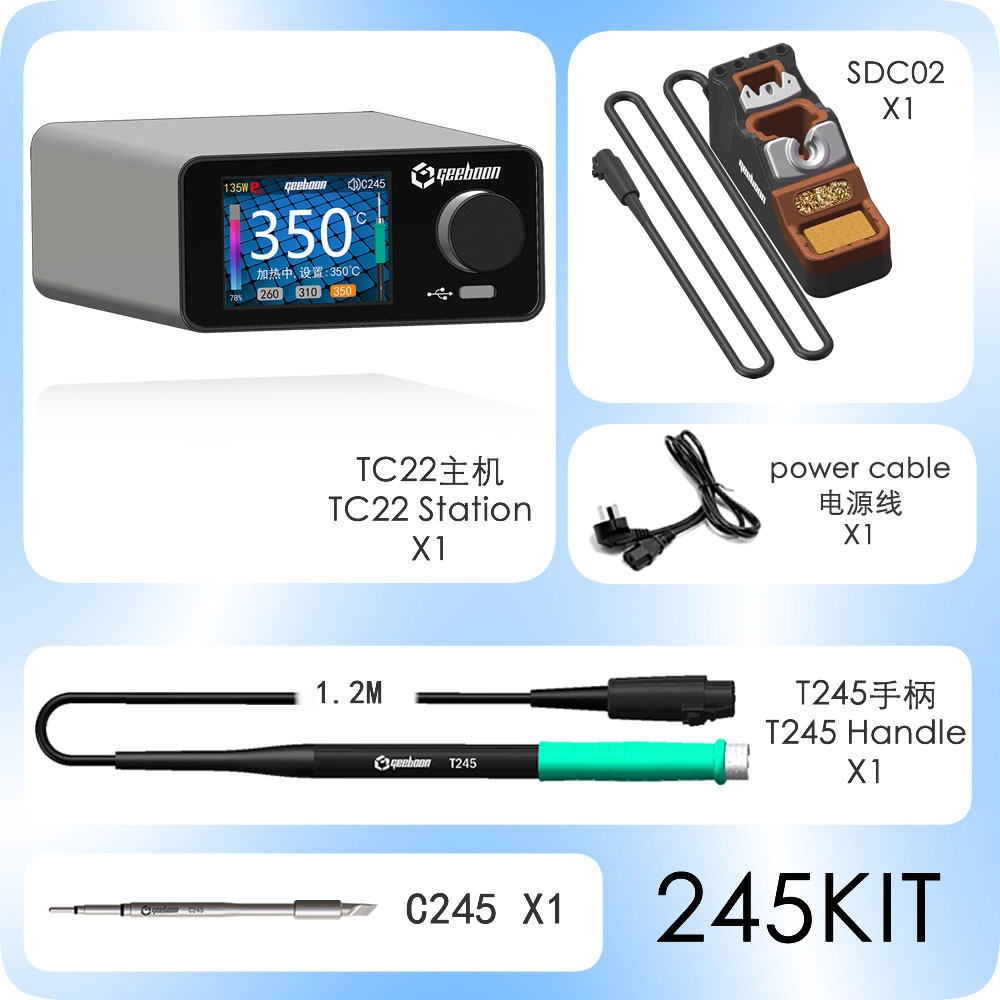GEEBOON TC22 240W Soldering St - Soldering Iron Kit 评论和价格