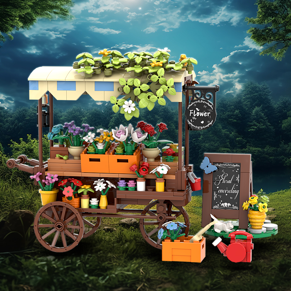MOC Christmas Themed Flower St - Diy Electronics Market 评论和价格