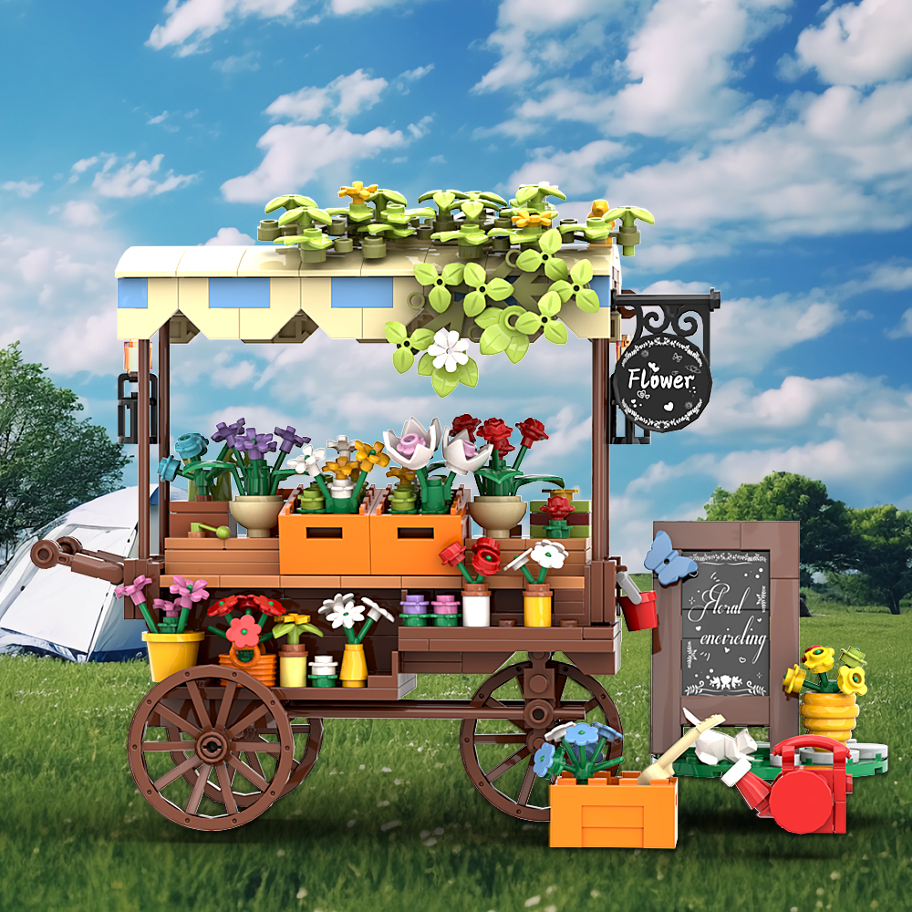 MOC Christmas Themed Flower St - Diy Electronics Market 评论和价格