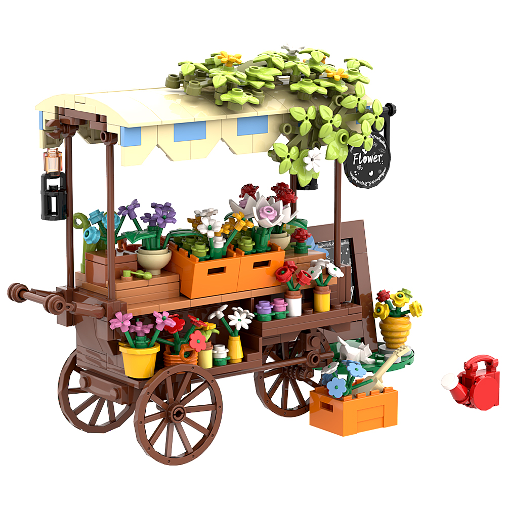MOC Christmas Themed Flower St - Diy Electronics Market 评论和价格