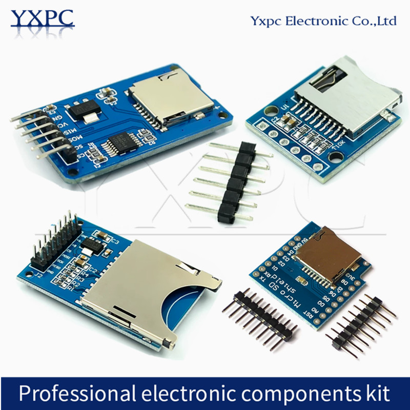 (1-5-10)pcs SD Card Reader Mod - Sd Card Module Spi 评论和价格