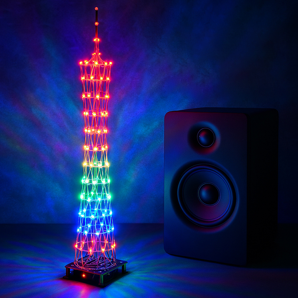 DIY LED Small Guangzhou Tower  - Diy Electronics India 评论和价格