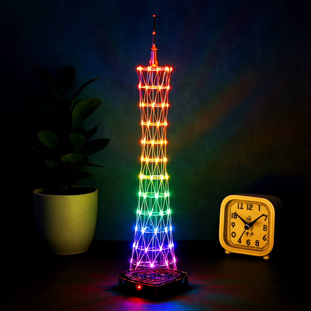 DIY LED Small Guangzhou Tower  - Diy Electronics India 评论和价格