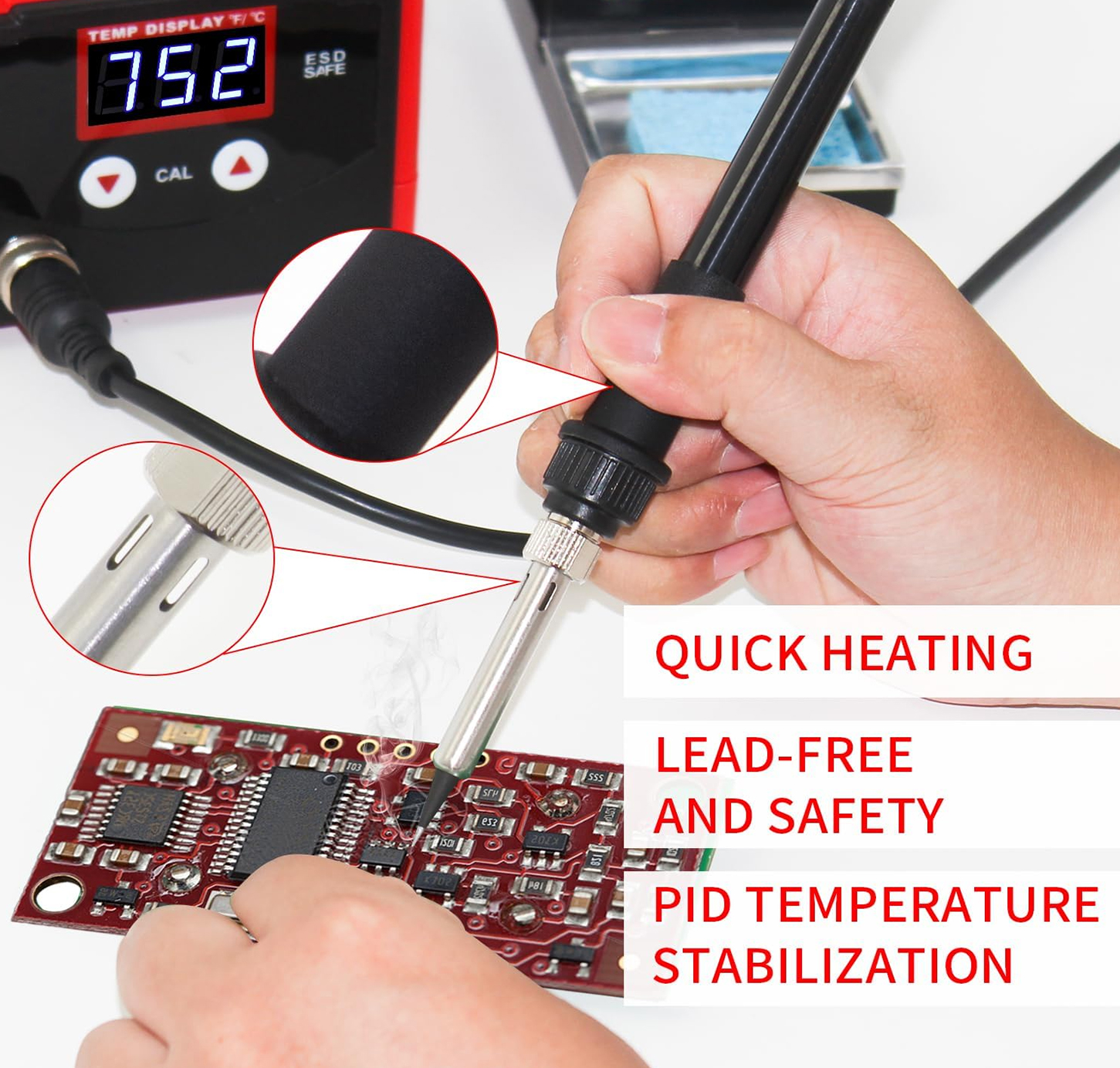 938D 70W Digital Soldering Iro - Soldering Iron Kit 评论和价格