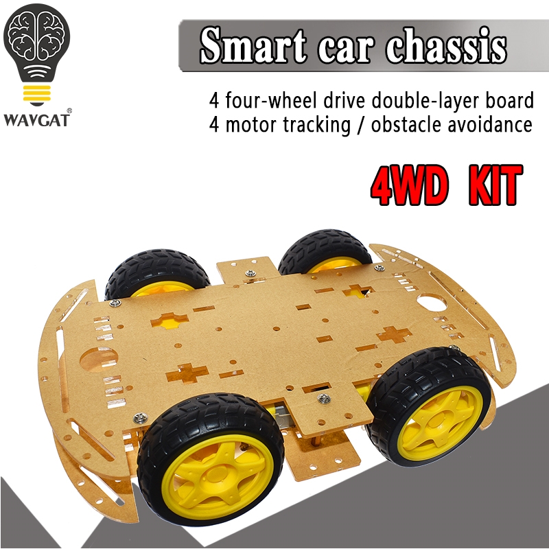 For Arduino UNO R3 Robot 4WD C - Diy Electronics India 评论和价格