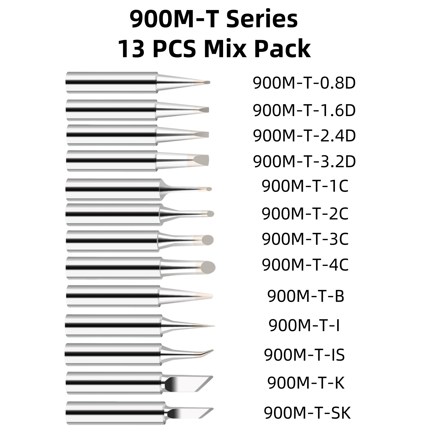 13PCS/Set 900M-T Soldering Iro - Soldering Iron Kit 评论和价格