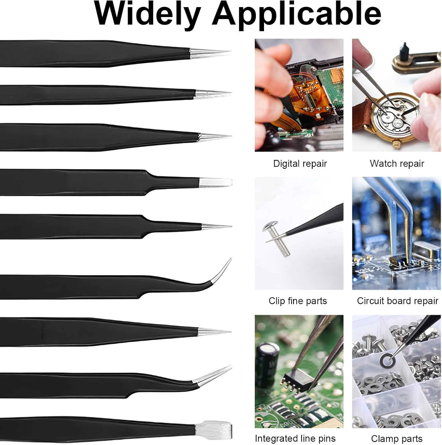 Precision Anti-static Tweezers - Soldering Iron Kit 评论和价格