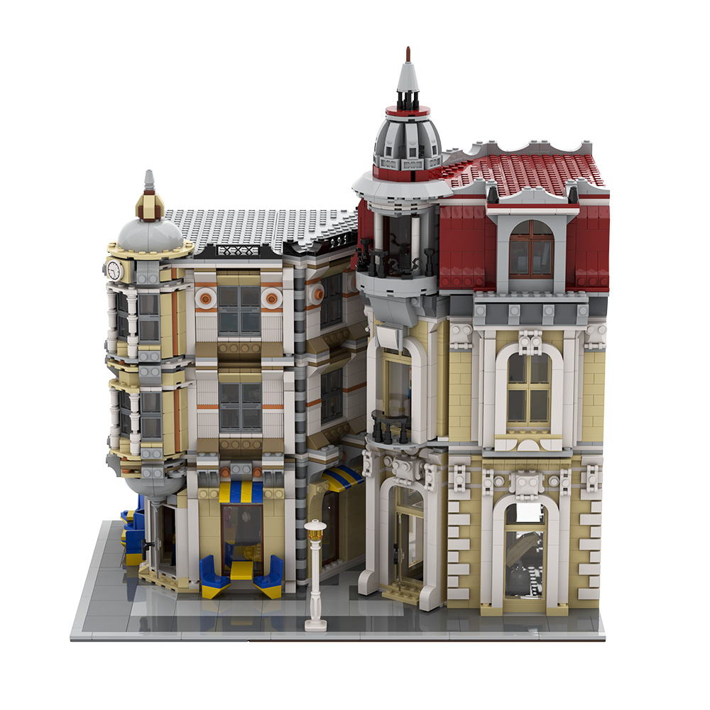 Gobricks MOC Street View Corne - Diy Electronics Market 评论和价格