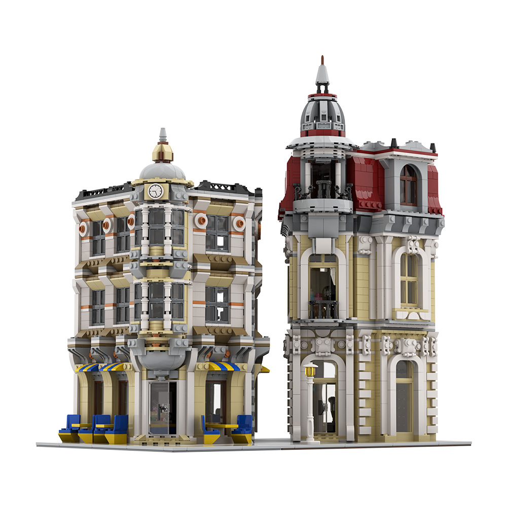 Gobricks MOC Street View Corne - Diy Electronics Market 评论和价格
