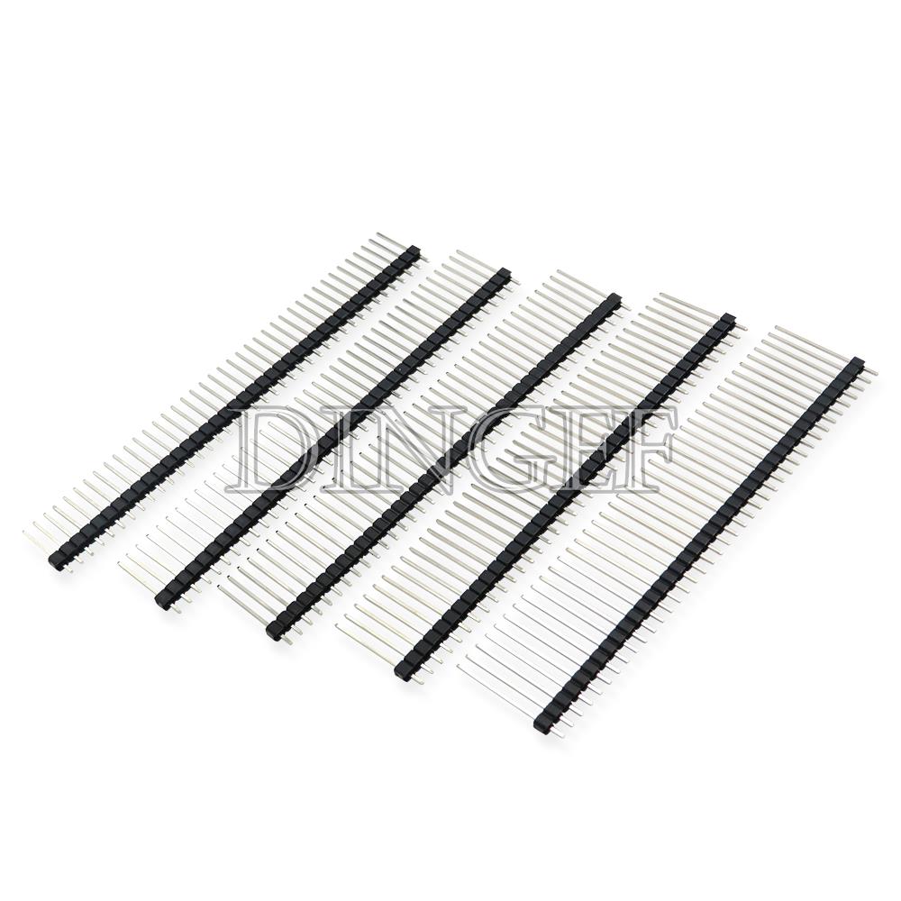 5PCS 40PIN 2.54mm Single Row M - Male Female Header Pin 评论和价格