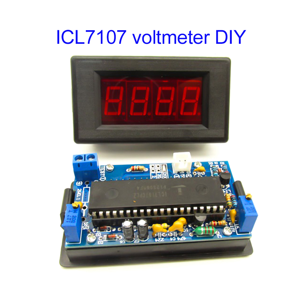ICL7107 Voltmeter DIY Kit Part - Diy Electronics Kids 评论和价格