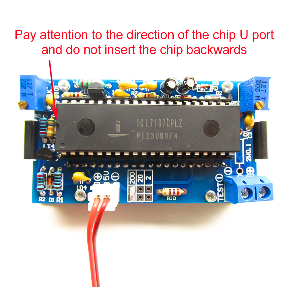 ICL7107 Voltmeter DIY Kit Part - Diy Electronics Kids 评论和价格