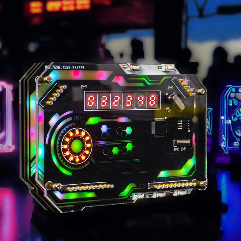 ABLU-Desktop Digital Clock Ele - Diy Innovative Electronics 评论和价格