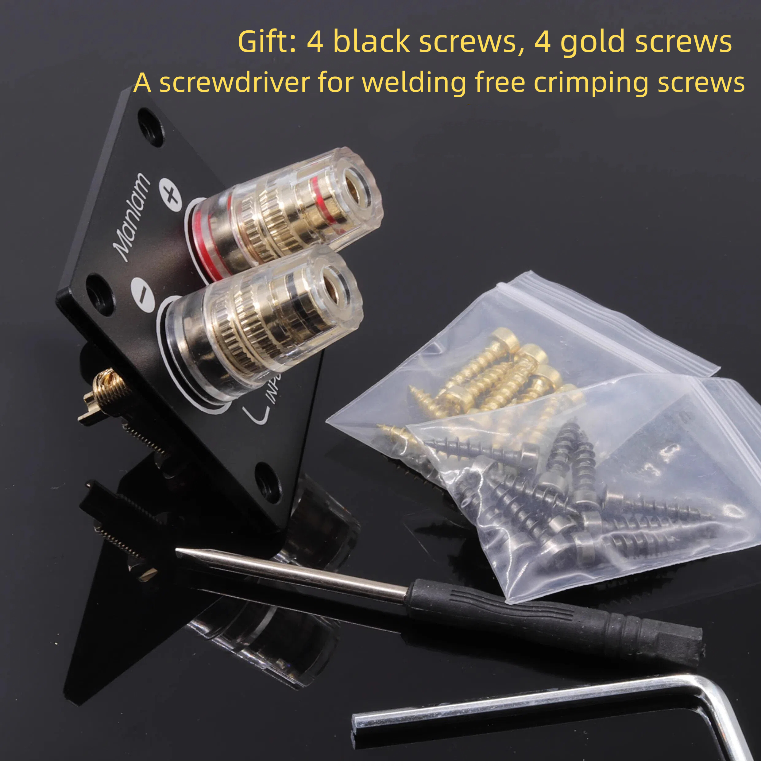 1PC GHXAMP Black Square Solder - Diy Electronics Set 评论和价格