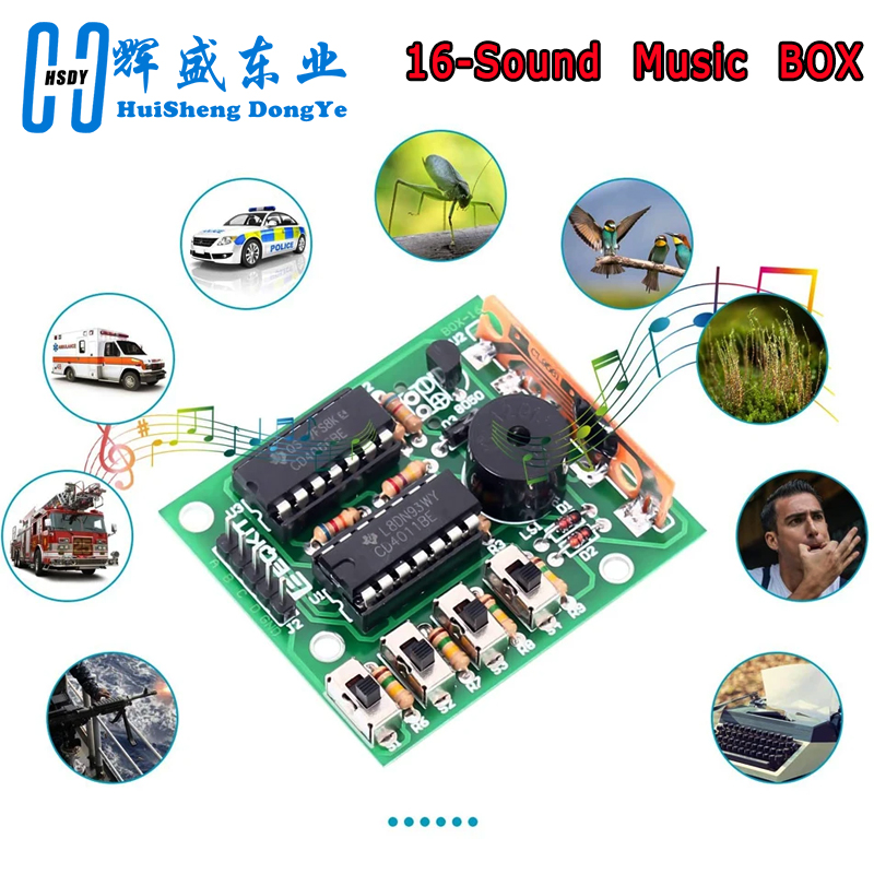 16 Music Sound Box BOX-16 Boar - Diy Electronics For Adults 评论和价格