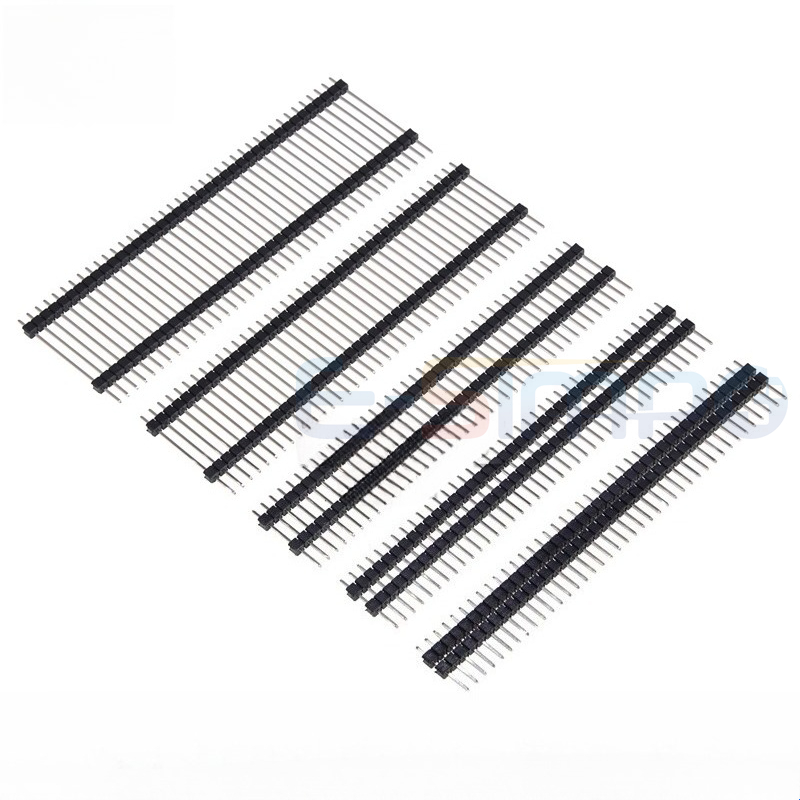 50pcs 2.54mm Gold Single Row D - Male Female Header Pin 评论和价格
