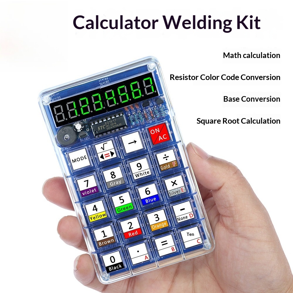 Calculator Production Kit, Ele - Homemade Diy Electronics 评论和价格