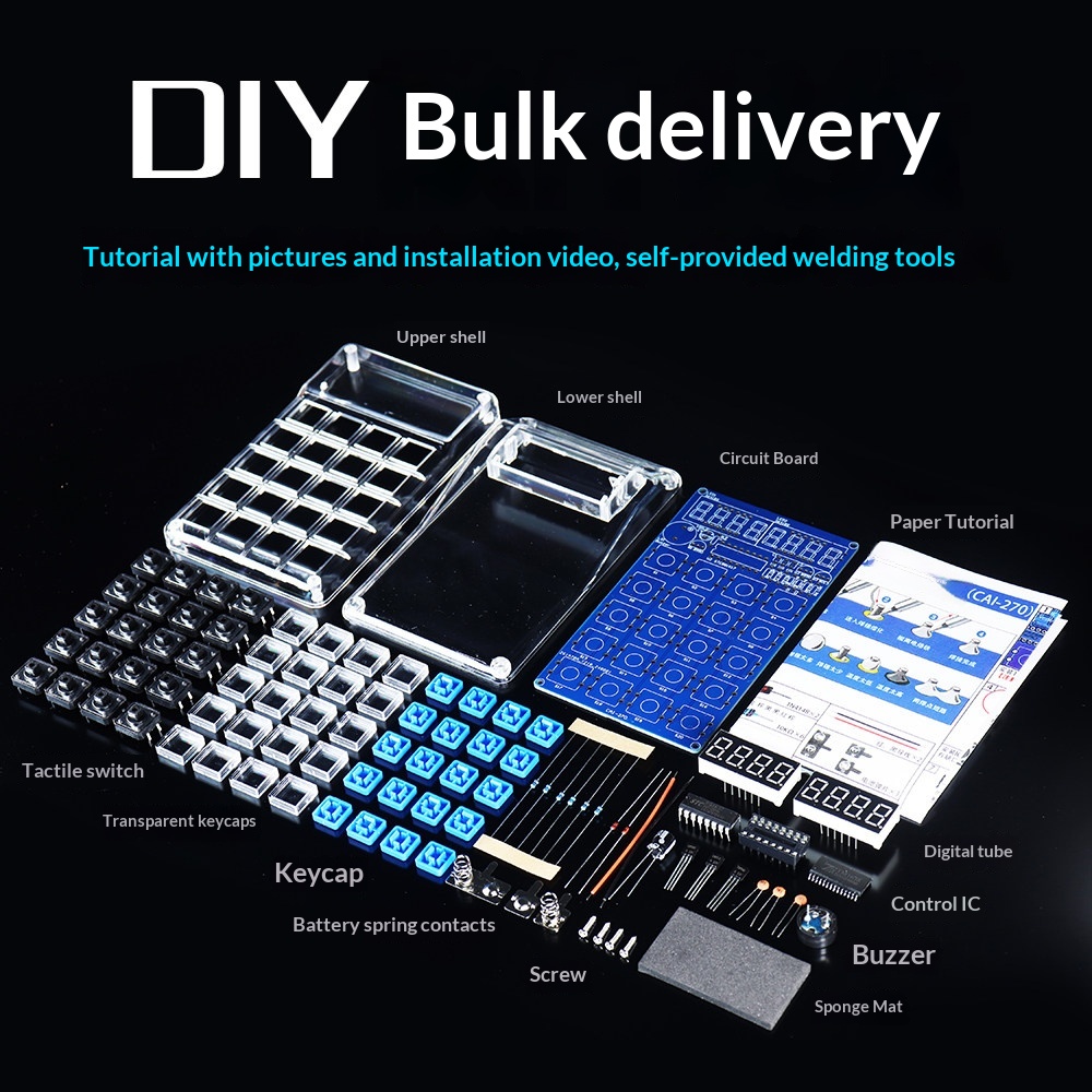 Calculator Production Kit, Ele - Homemade Diy Electronics 评论和价格