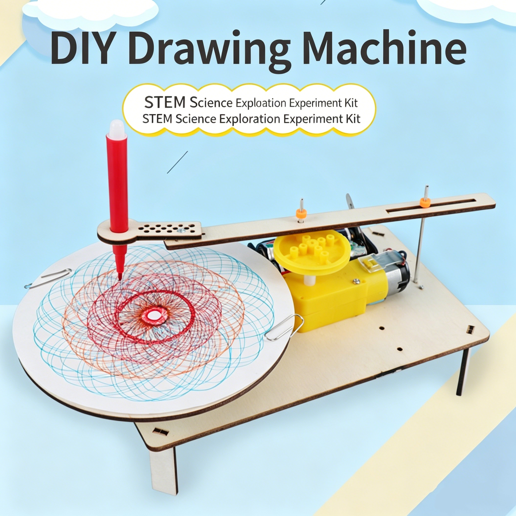 DIY Wooden Electric Plotter Dr - Diy Electronics For Adults 评论和价格