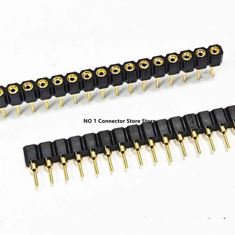 1PCS 2.54mm Pitch Round Hole M - Male Female Header Pin 评论和价格