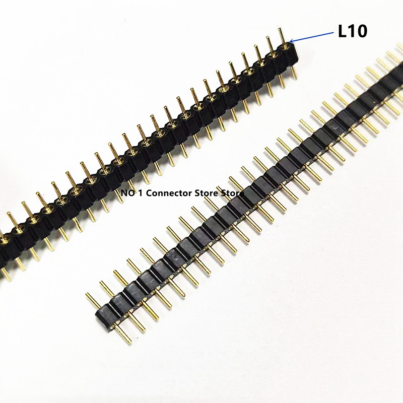 1PCS 2.54mm Pitch Round Hole M - Male Female Header Pin 评论和价格
