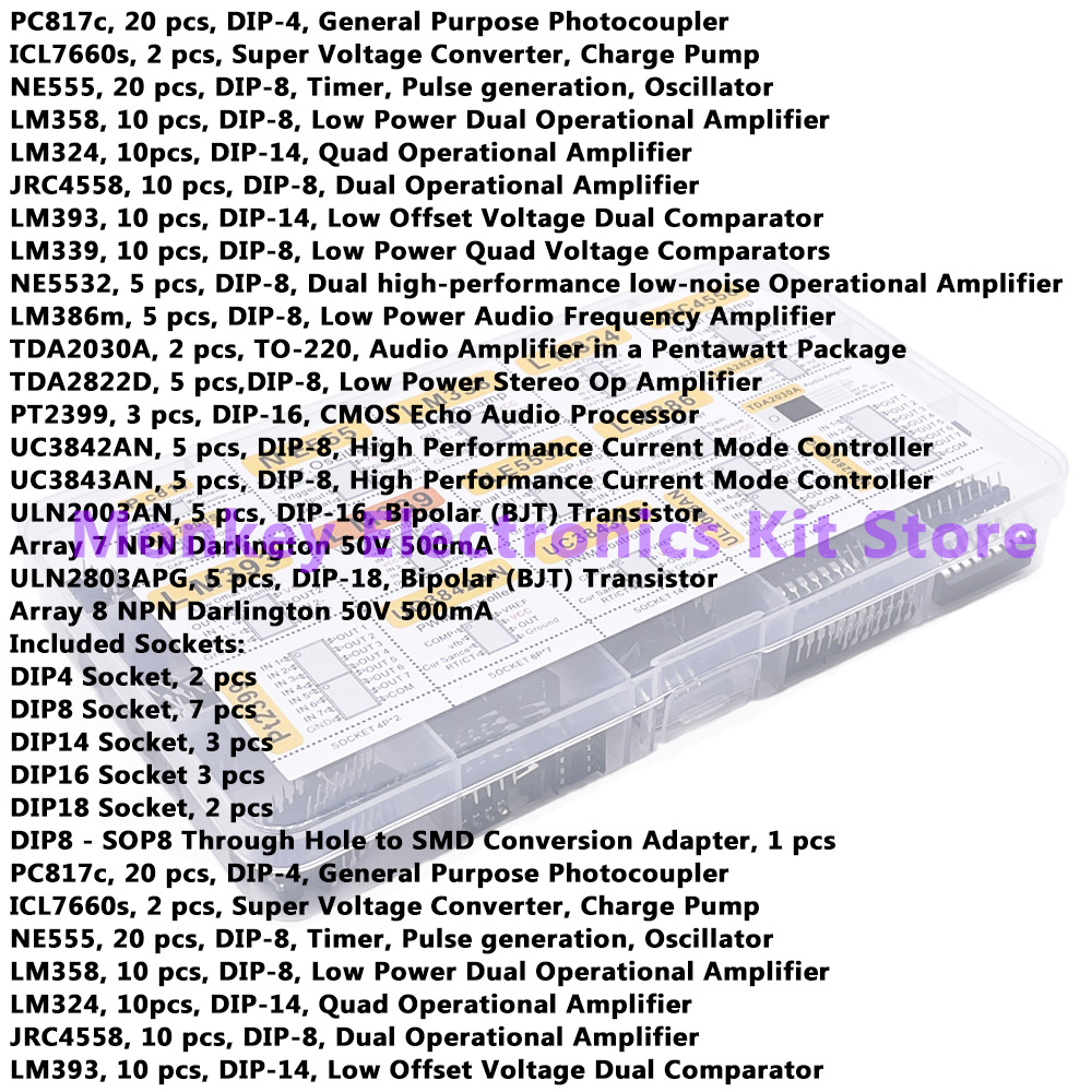 150pcs DIP Integrated Circuit  - Mosfet Transistor Set 评论和价格