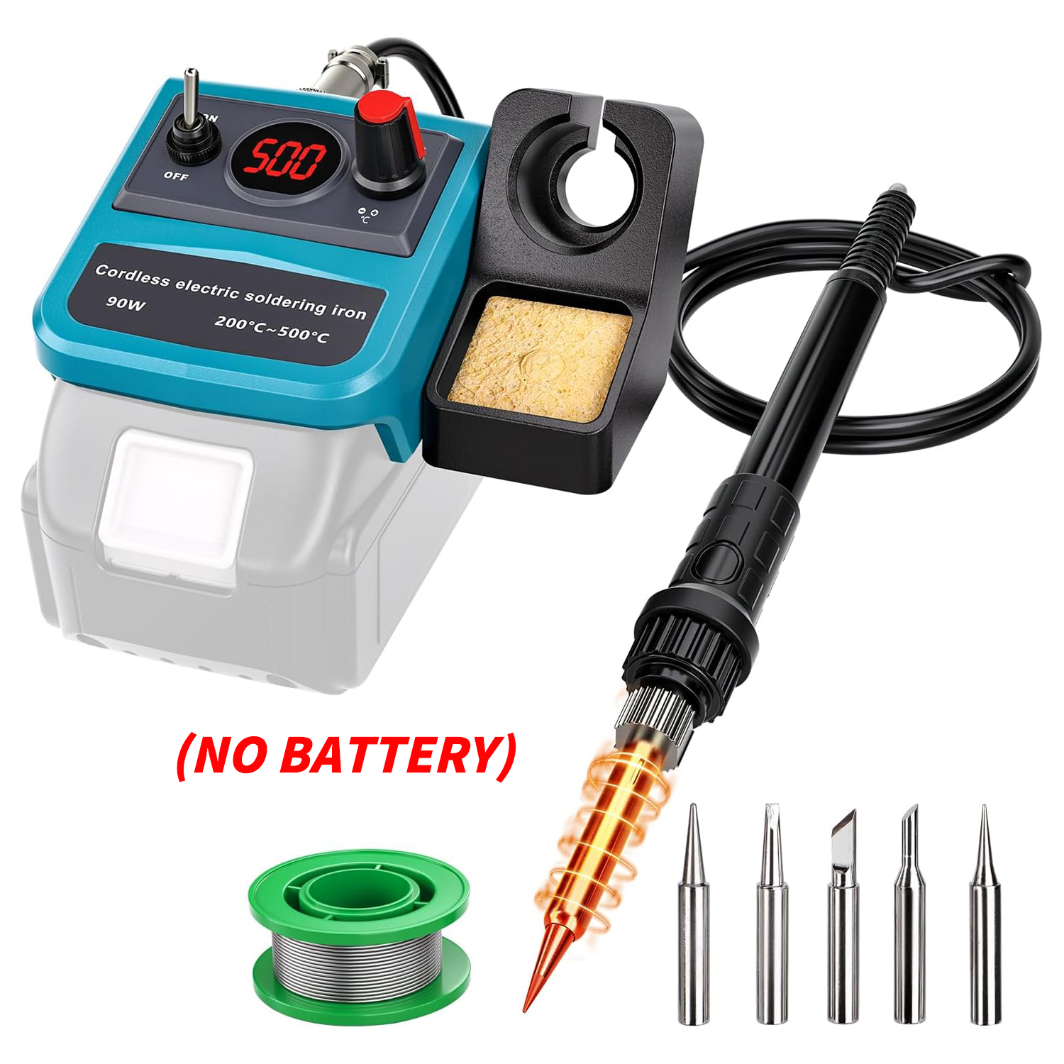 90W LED Digital Cordless Solde - Soldering Iron Kit 评论和价格