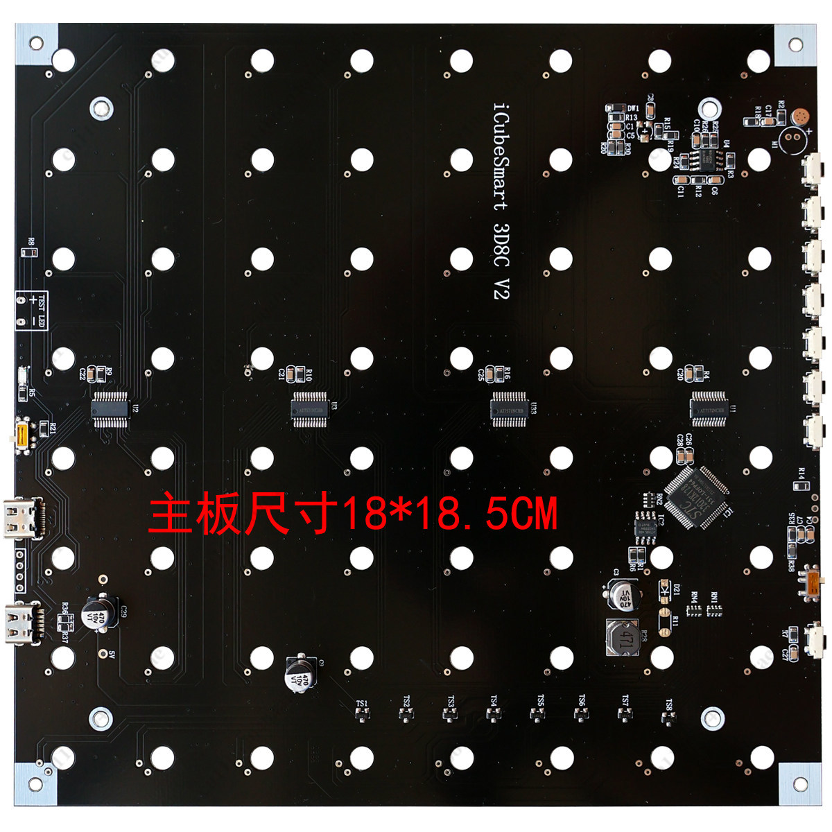 8X8X8 Color LED 3D Light Cube  - Diy Electronics Set 评论和价格