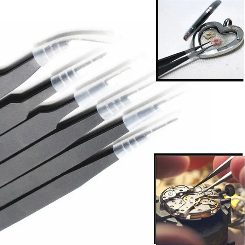 6PCS Precision Tweezers Set ES - Soldering Iron Kit 评论和价格