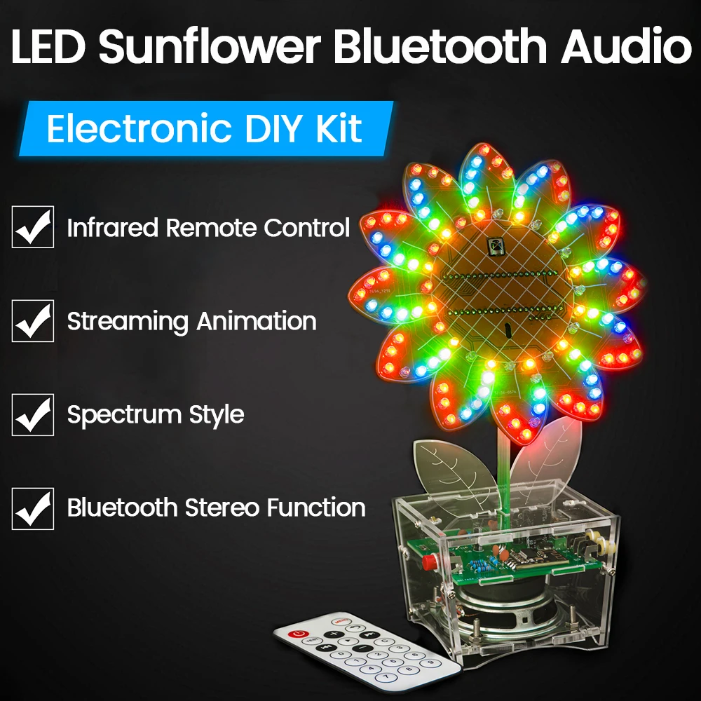 DIY Sunflower Bluetooth Speake - Diy Electronics India 评论和价格