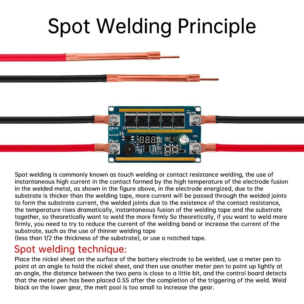 Portable 12V Spot Welder Digit - Diy Electronics Spot Welder 评论和价格