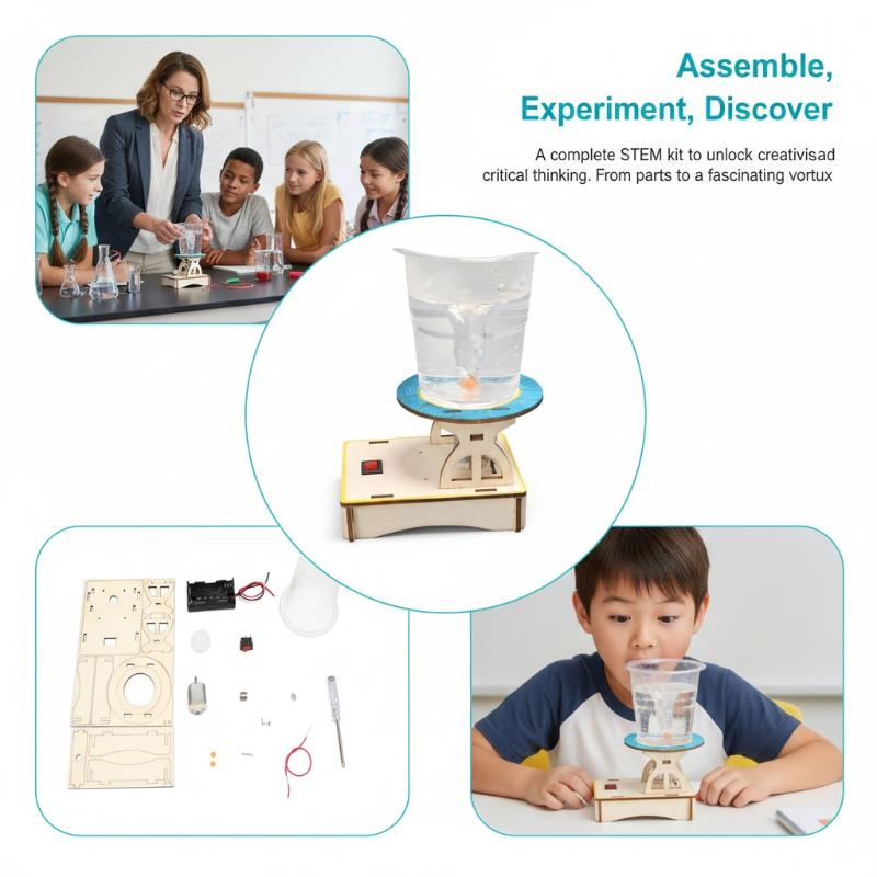 A Set Of Rotator Wooden Puzzle - Diy Electronics Set 评论和价格