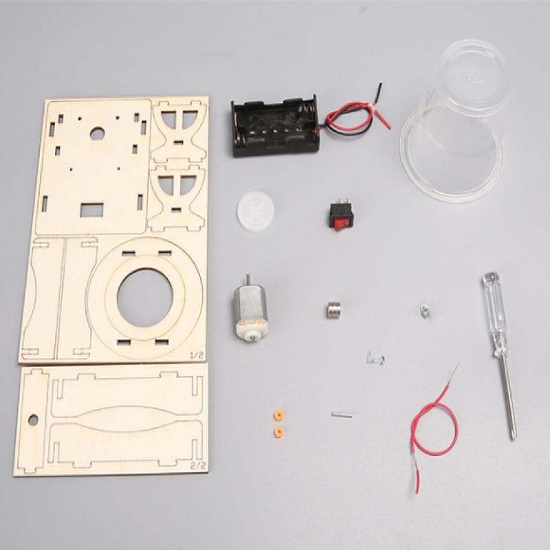 A Set Of Rotator Wooden Puzzle - Diy Electronics Set 评论和价格