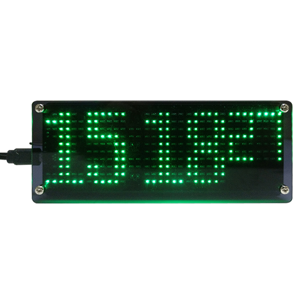 DIY Digital Dot Matrix Clock E - Diy Electronics For Adults 评论和价格