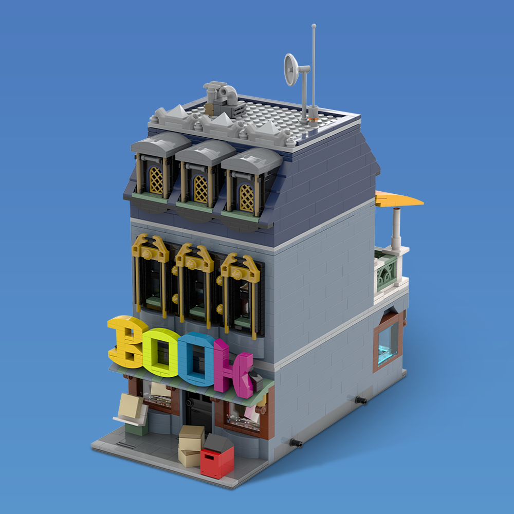 Gobricks MOC Little Bookshop B - Diy Electronics Market 评论和价格