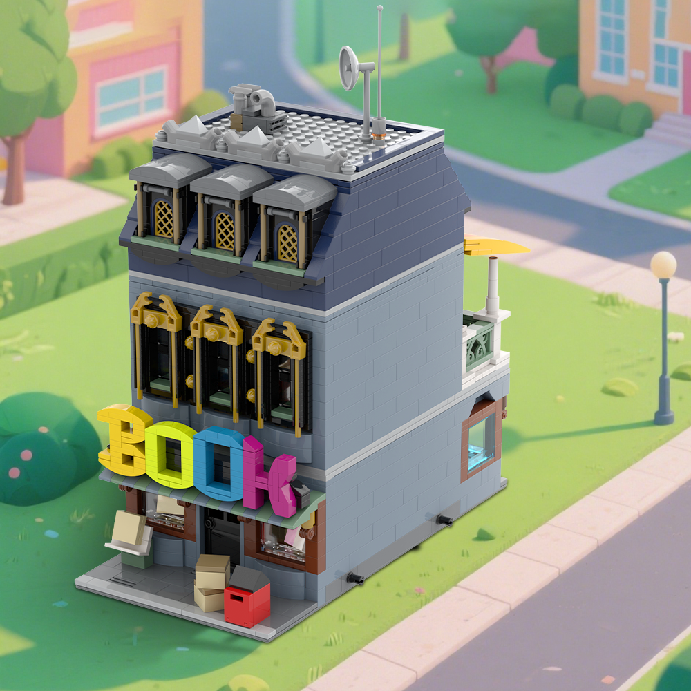 Gobricks MOC Little Bookshop B - Diy Electronics Market 评论和价格