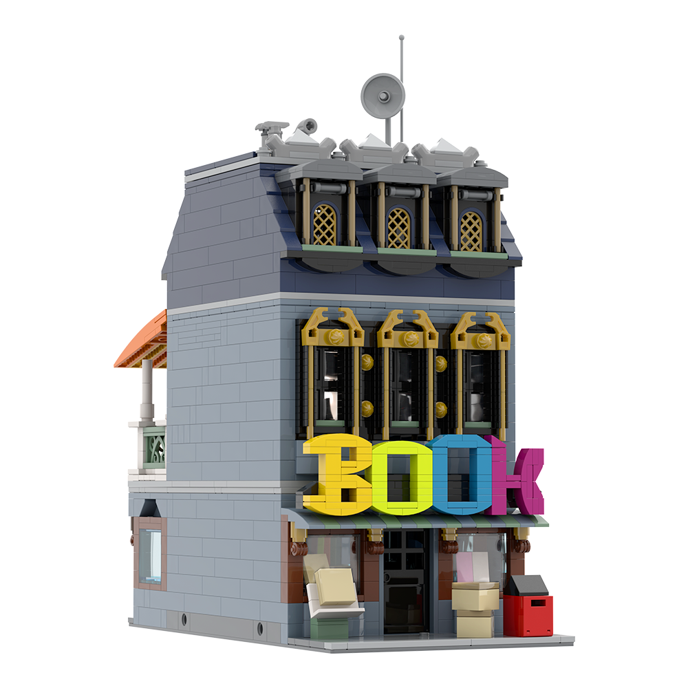 Gobricks MOC Little Bookshop B - Diy Electronics Market 评论和价格