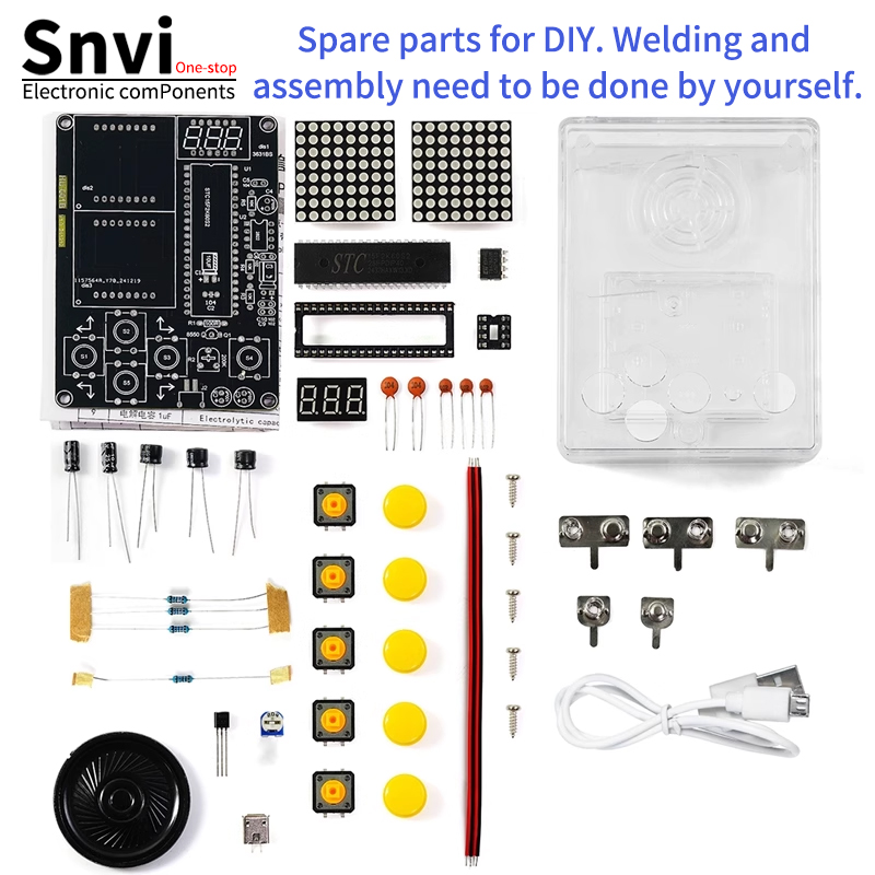 Snvi DIY Pixel Game Console Ki - Diy Electronics Kids 评论和价格