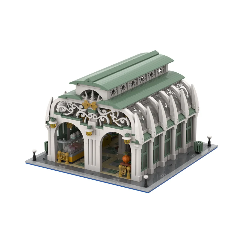 MOC City Market Hall Architect - Diy Electronics Market 评论和价格