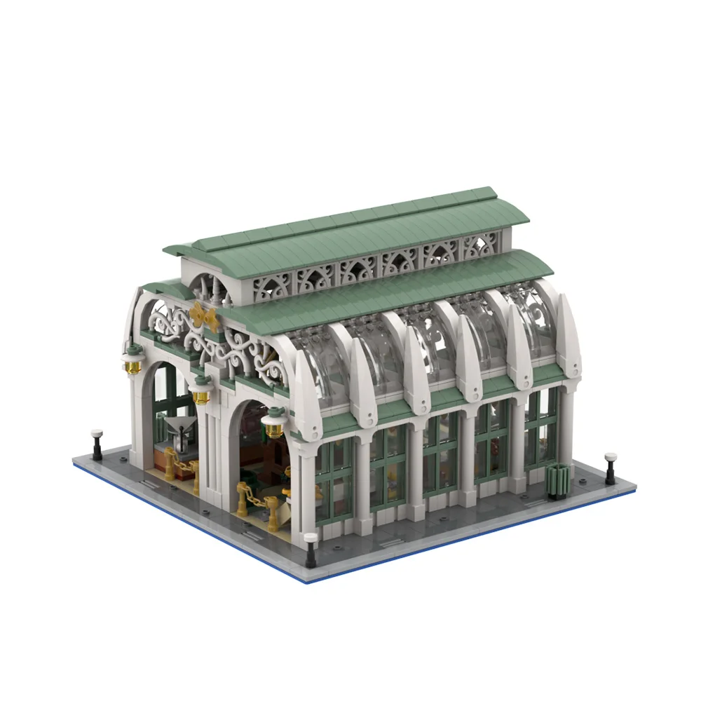 MOC City Market Hall Architect - Diy Electronics Market 评论和价格