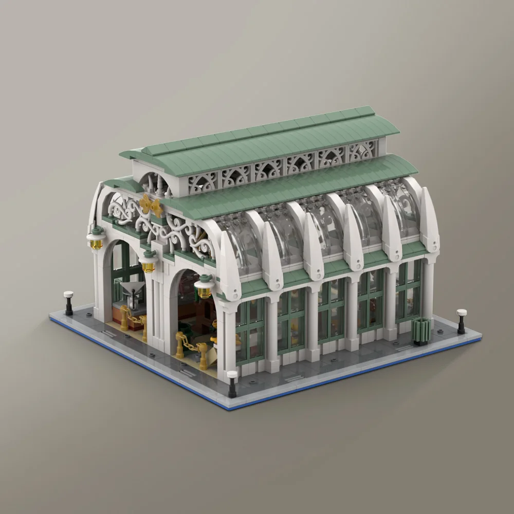 MOC City Market Hall Architect - Diy Electronics Market 评论和价格