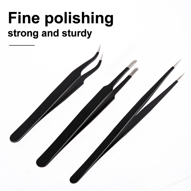 Deli 3PCS Tweezers Set Upgrade - Soldering Iron Kit 评论和价格