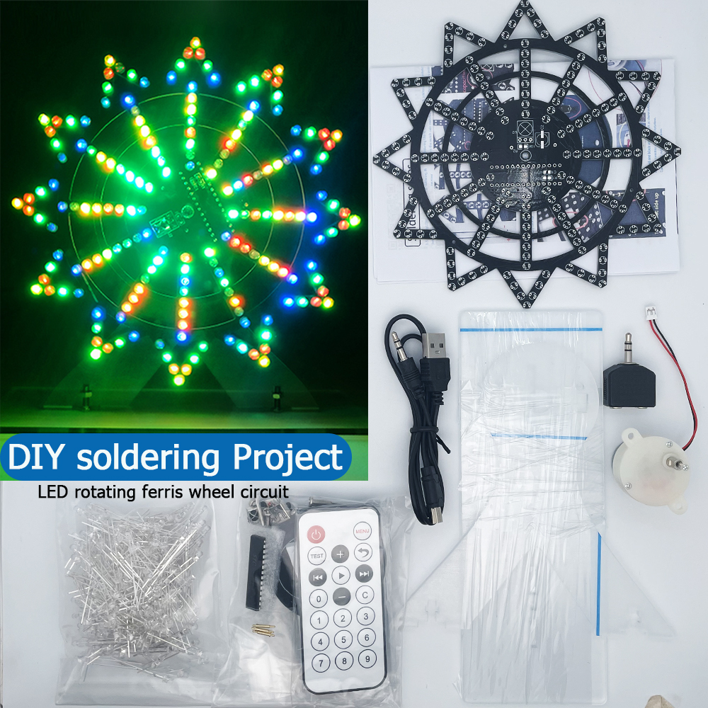 DIY electronic kit LED rotatin - Diy Electronics India 评论和价格