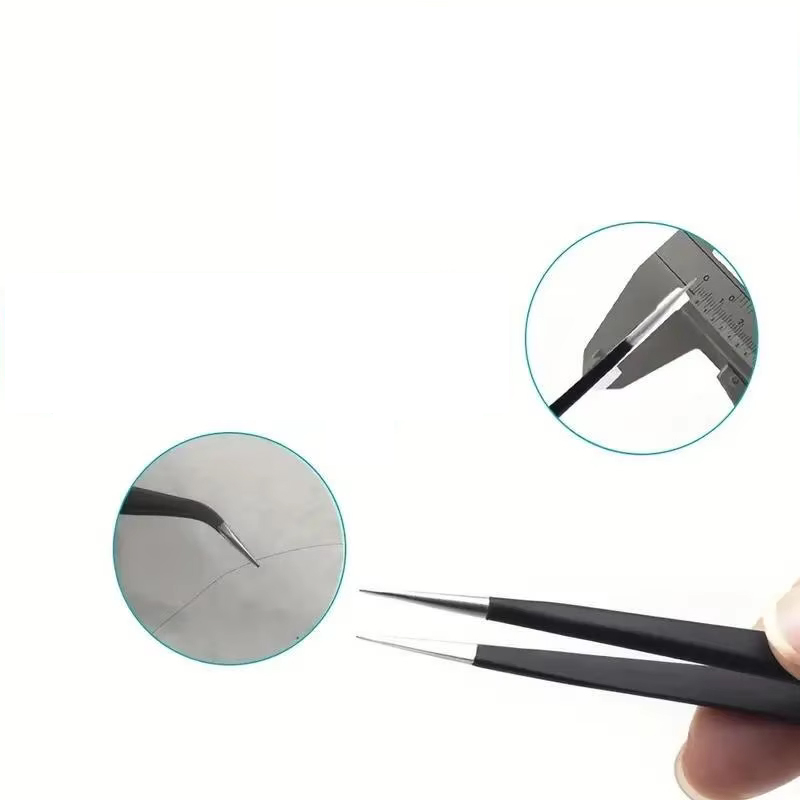 6pcs Precision Long Tweezers S - Soldering Iron Kit 评论和价格