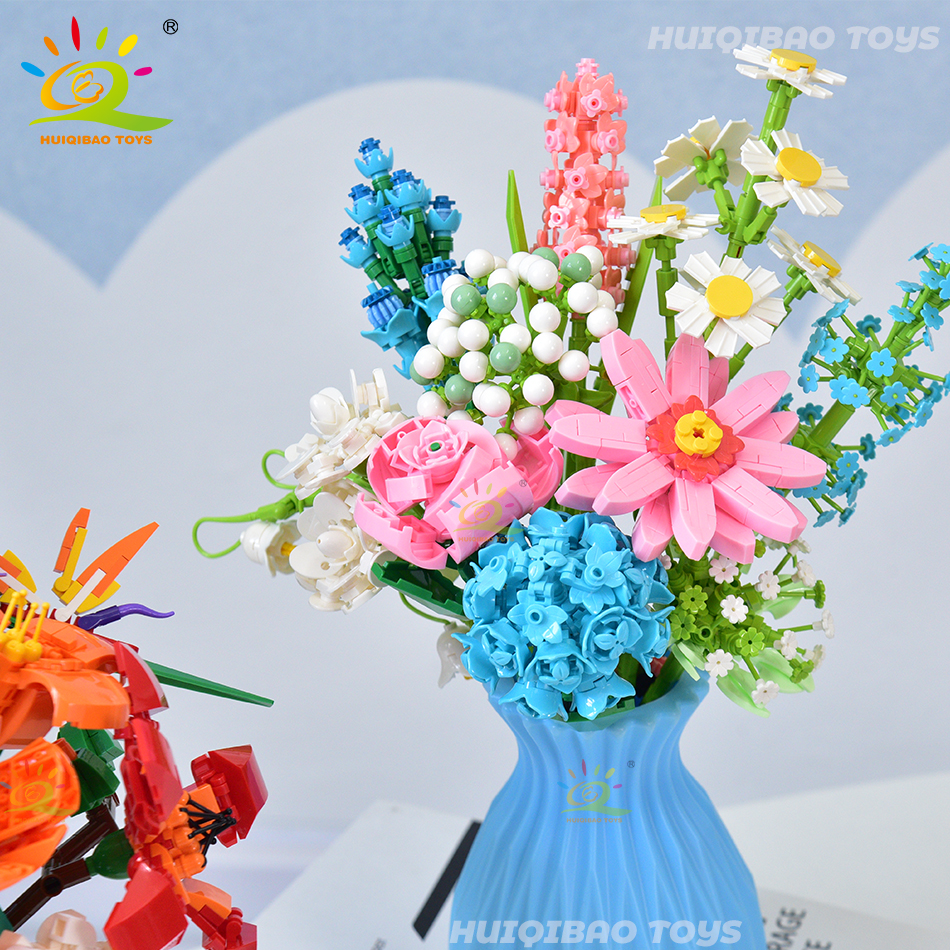 HUIQIBAO Flower Bouquet Buildi - Diy Electronics For Adults 评论和价格