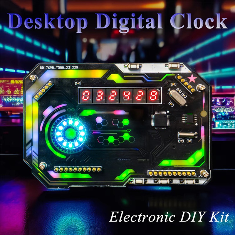 WISH Desktop Digital Clock Ele - Diy Innovative Electronics 评论和价格